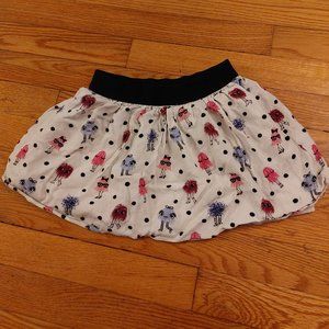 Kate Spade girls monster print skirt